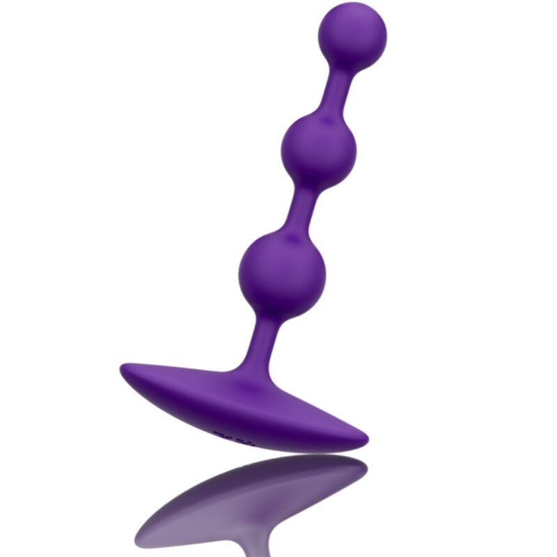 Sex toy anale Amp perle in silicone flessibile viola 12,5 cm viola di Romp, immagine 6