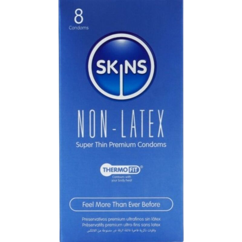 Preservativi senza lattice, confezione da 8 di Skins