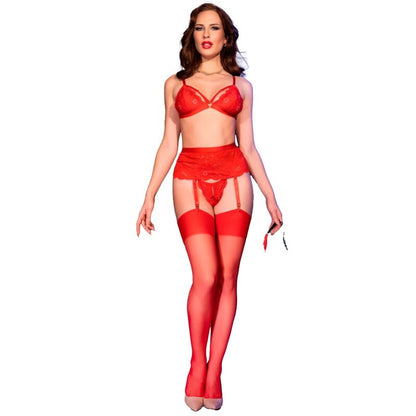 Set 5 pezzi rosso L di Chilirose, immagine 3
