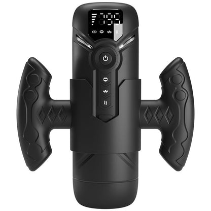 Masturbatore Aetola automatico multifunzione con manico nero di Pretty Love, immagine 2