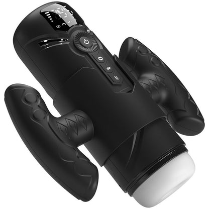 Masturbatore Aetola automatico multifunzione con manico nero di Pretty Love, immagine 3