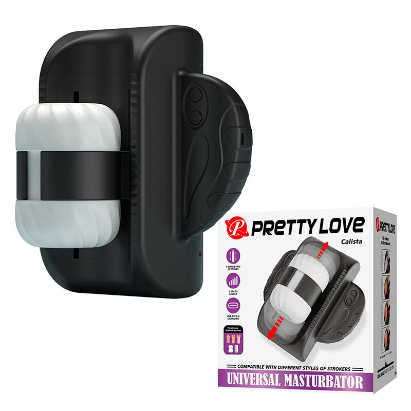 Masturbatore Calista automatico universale nero di Pretty Love, immagine 2