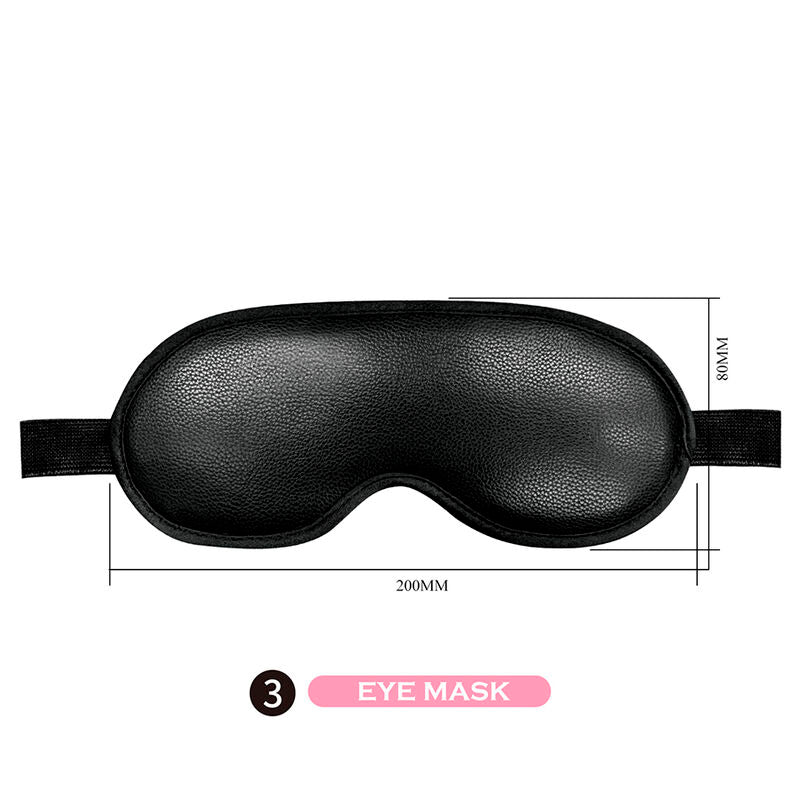 Kit BDSM da 8 pezzi nero di Pretty Love, immagine 4