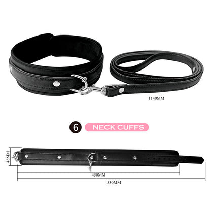 Kit BDSM da 8 pezzi nero di Pretty Love, immagine 10