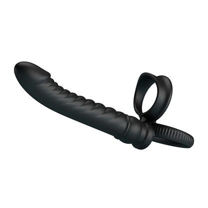 Vibratore anale Merritt con anello e vibrazione nero di Pretty Love, immagine 4
