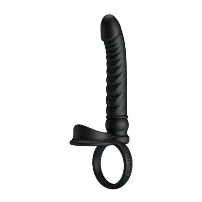 Vibratore anale Merritt con anello e vibrazione nero di Pretty Love, immagine 3