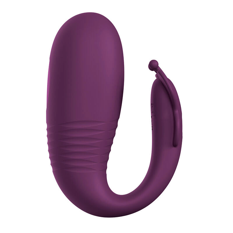 Vibratore a uovo Klay con spinta, controllo tramite APP, viola di Pretty Love