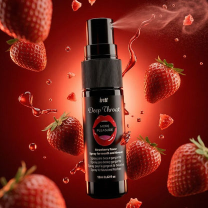 Spray orale per gola profonda, più piacere, gusto fragola di INTT, immagine 2