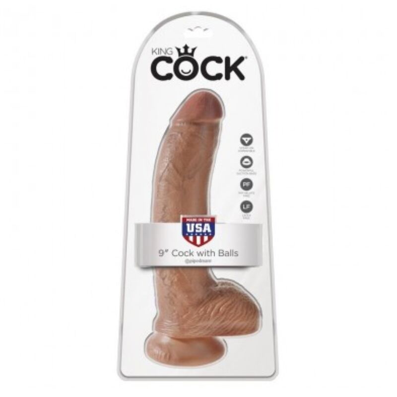 Dildo realistico con testicoli 22,8 cm, immagine 5