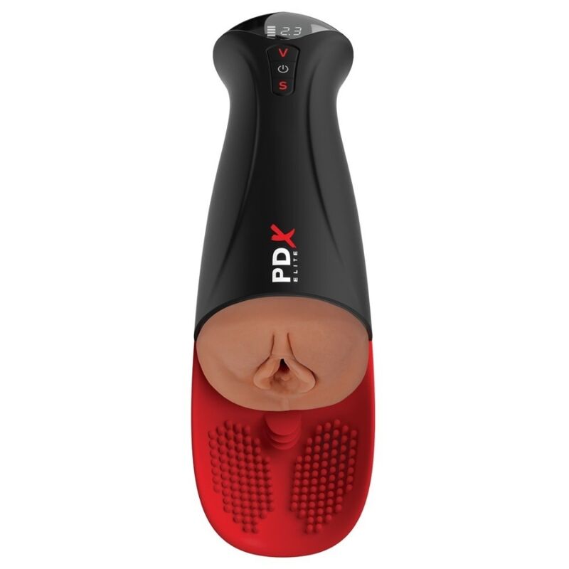 Ø matic pro XL vibrante automatico marrone 34,9 cm di PDX Elite, immagine 2