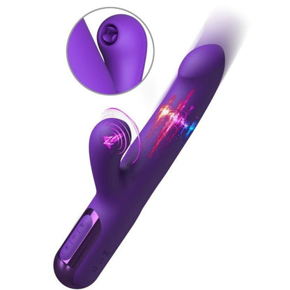 Vibratore super Sonix thruster rabbit viola di Fantasy For Her, immagine 2