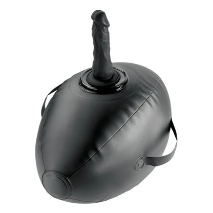 Body dock sfera Dell'amore gonfiabile con dildo nero 41,9 cm di Fetish Fantasy Series, immagine 2