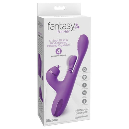 Vibratore a ragazze Intimotion pulse pro vibe vibratore viola di Fantasy For Her, immagine 8