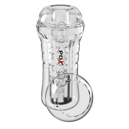 Sex toy viewtube plus trasparente con impugnatura Ez-grip, 21 cm di PDX Elite, immagine 2