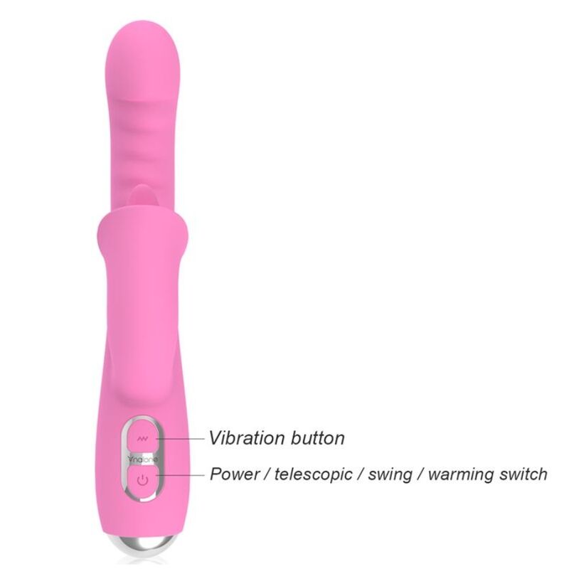 Vibratore T-may magic stick rabbit - rosa di Nalone, immagine 7