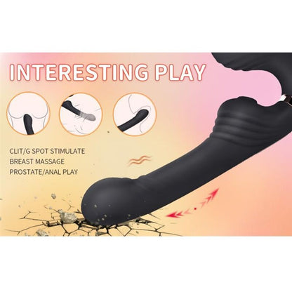 Vibratore Allow magic stick rabbit - rosa di Nalone, immagine 5