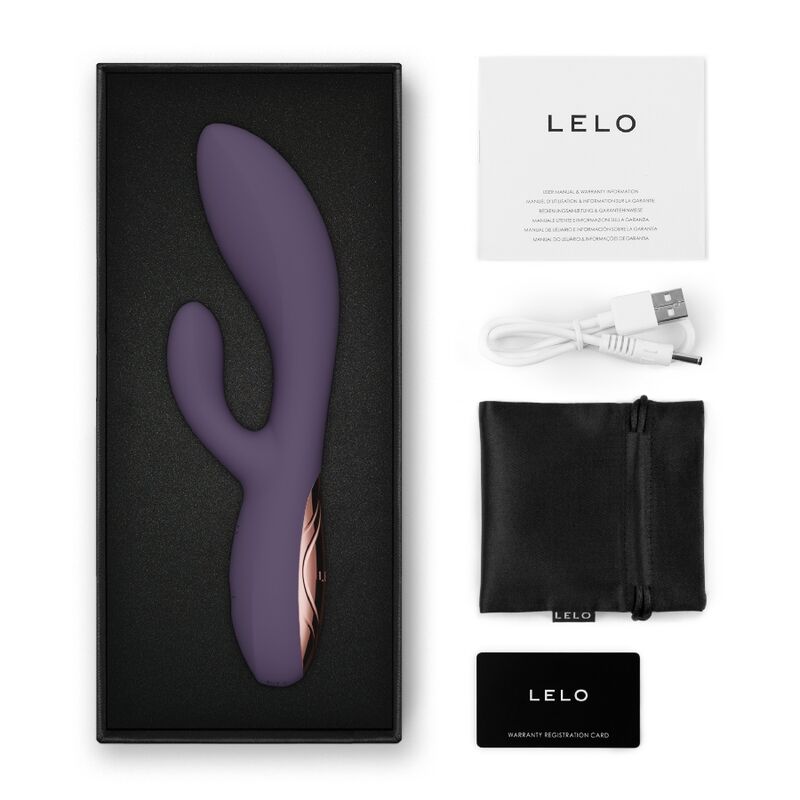 Vibratore a spinta Ina rabbit viola di Lelo, immagine 11