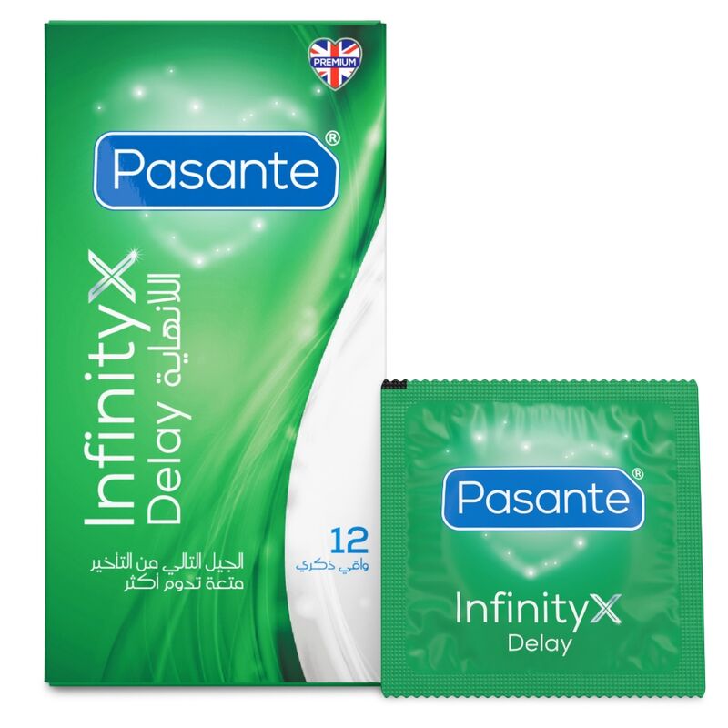 Preservativi delay infinity 12 unità di Pasante