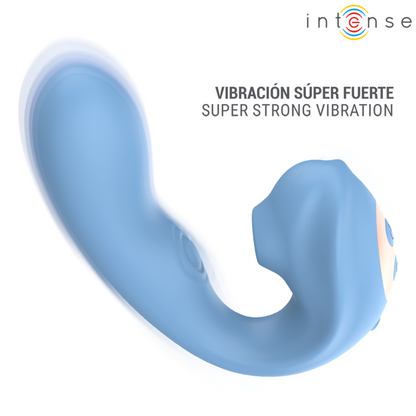 Stimolatore clitorideo multifunzione Gina blu di Intense, immagine 6