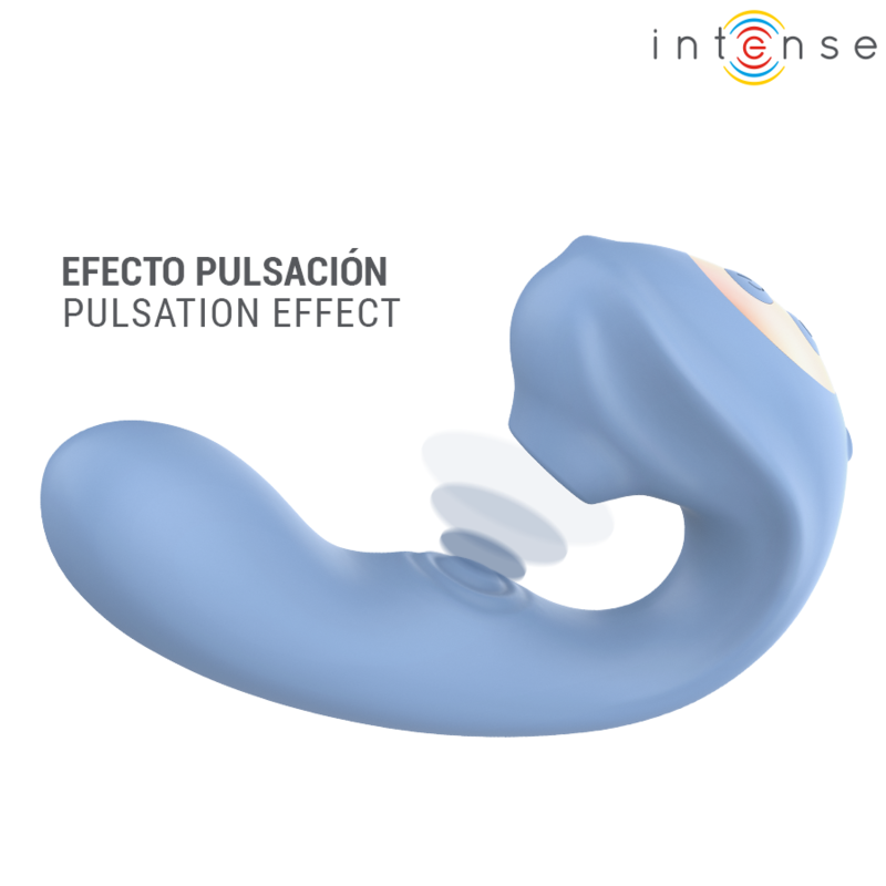 Stimolatore clitorideo multifunzione Gina blu di Intense, immagine 5