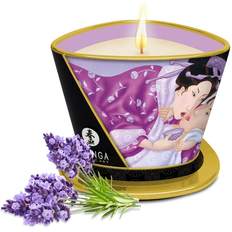 Candela da massaggio lavanda 170 ml di Shunga
