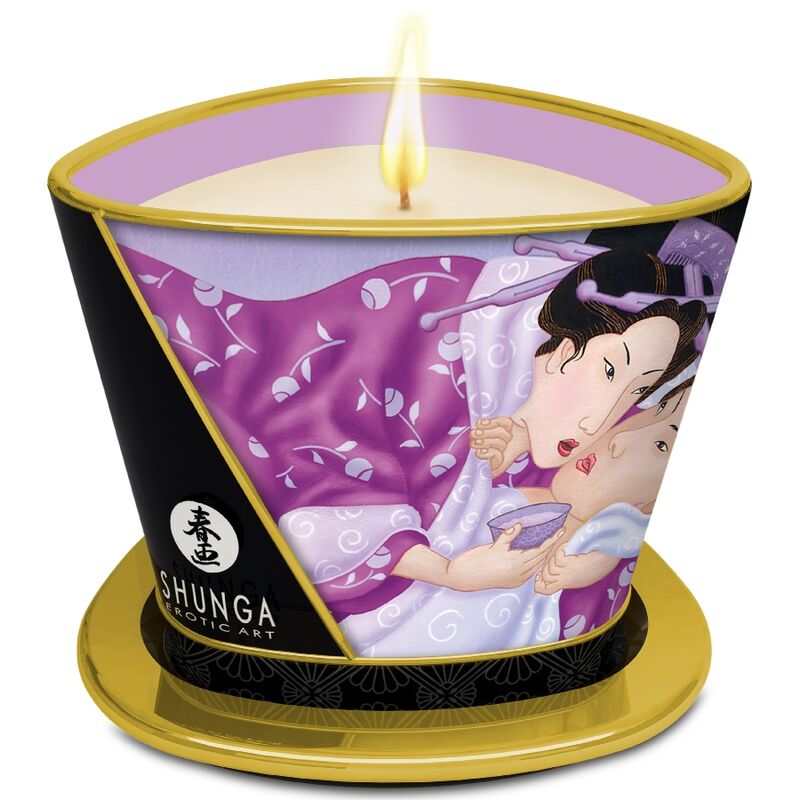 Candela da massaggio lavanda 170 ml di Shunga, immagine 2