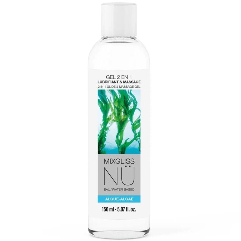2 in 1 gel lubrificante e da massaggio a base D'acqua nuru Algae 150 ml di Mixgliss
