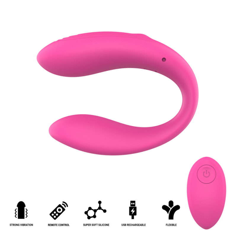 Stimolatore vibrante a morsetto Nora rosa di Intense