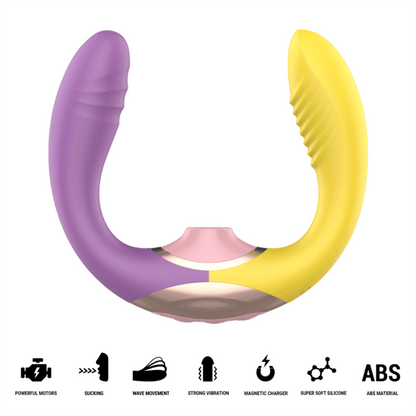 Stimolatore a vibrazione Willow e aspirazione 3 in 1 di Intense