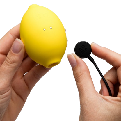 Vibratore Lemon Crush pleasure air stimolatore clitorideo giallo di Romp, immagine 6