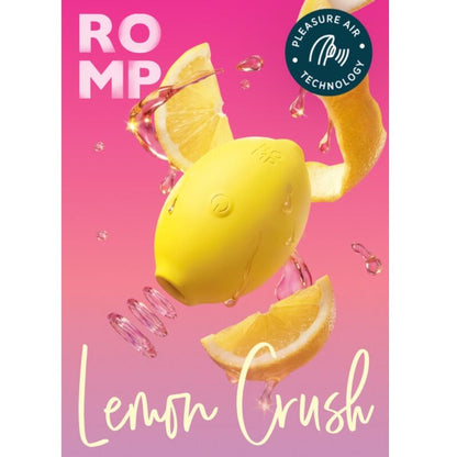 Vibratore Lemon Crush pleasure air stimolatore clitorideo giallo di Romp, immagine 13