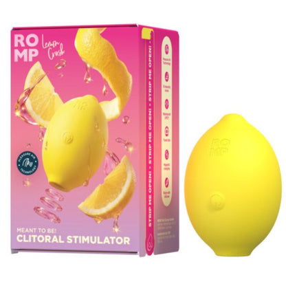 Vibratore Lemon Crush pleasure air stimolatore clitorideo giallo di Romp, immagine 8