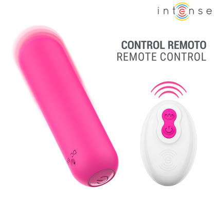 Vibratore ricaricabile a forma di bulbo con telecomando Judy rosa di Intense, immagine 2