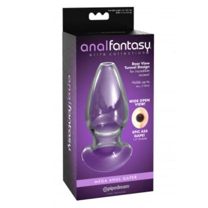 Plug anale Mega anal Gaper trasparente, immagine 3