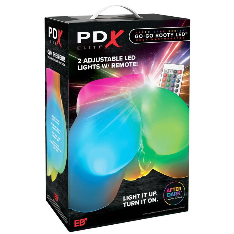Masturbatore maschile Go-go booty mega illuminato a LED di PDX Elite, immagine 2