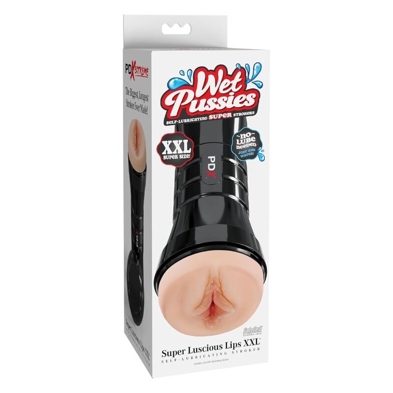 Bagnate labbra super lussuose XXL masturbatore leggero, immagine 6