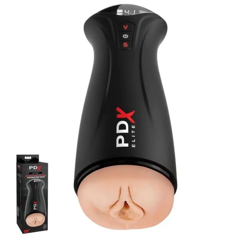 Masturbatore con aspirazione e vibrazione intermittente -gasm di PDX Elite, immagine 2