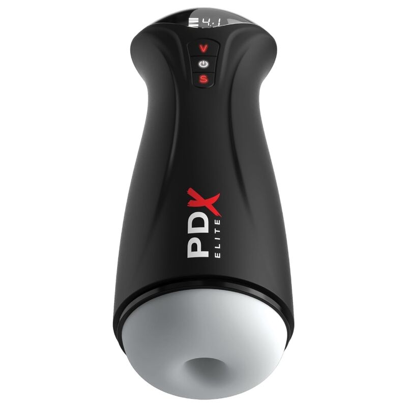 Masturbatore maschile trasparente -gasm con aspirazione intermittente di PDX Elite