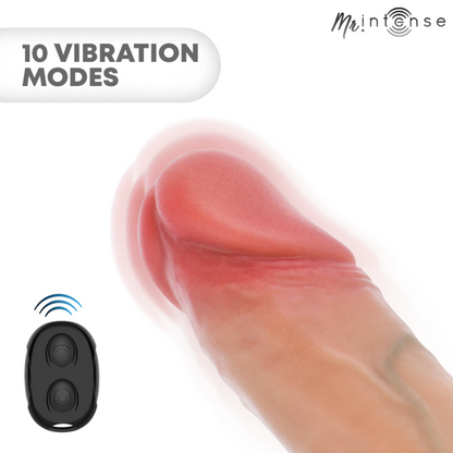 Vibratore in silicone per pene con telecomando Arnold M 14,5 cm -ø- 4 cm di Mr Intense, immagine 2