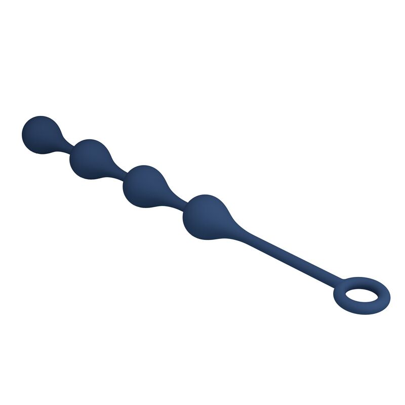 Sex toy anale perle in silicone blu taglia M 33 cm di Mr Play, immagine 7