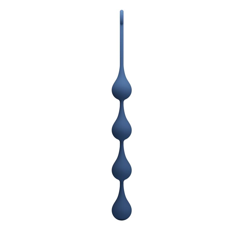 Sex toy anale perle in silicone blu taglia XL 52,5 cm di Mr Play, immagine 5