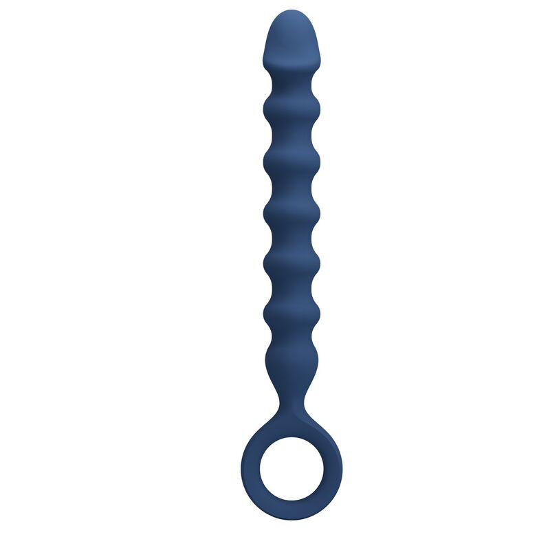 Perle anal in silicone blu e plug anal -ø- 3,4 cm - 28,5 cm di Mr Play, immagine 2