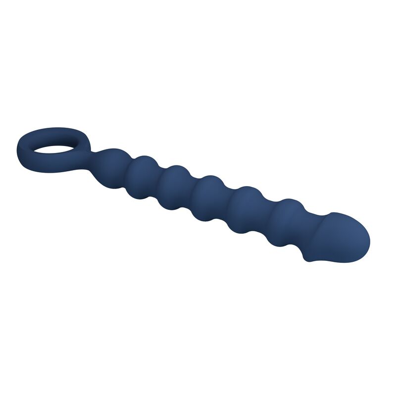 Perle anal in silicone blu e plug anal -ø- 3,4 cm - 28,5 cm di Mr Play, immagine 7