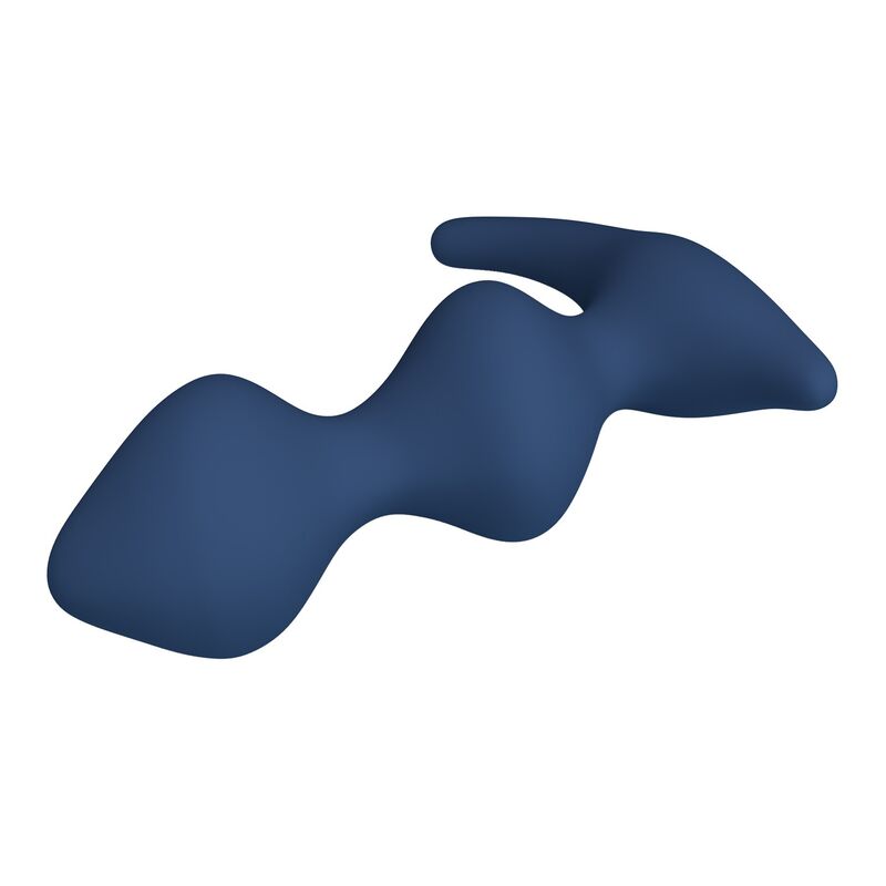 Plug anale ergonomico blu di Mr Play, immagine 4