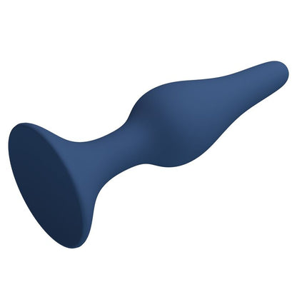 Plug anale slim in silicone blu taglia S di Mr Play, immagine 6