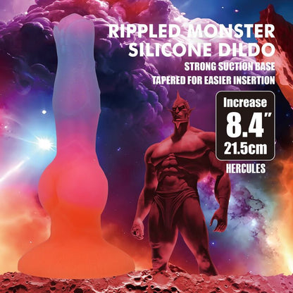 Dildo in silicone Hercules fantasy 21,5 cm Ø 5 cm di Power Monsters, immagine 7