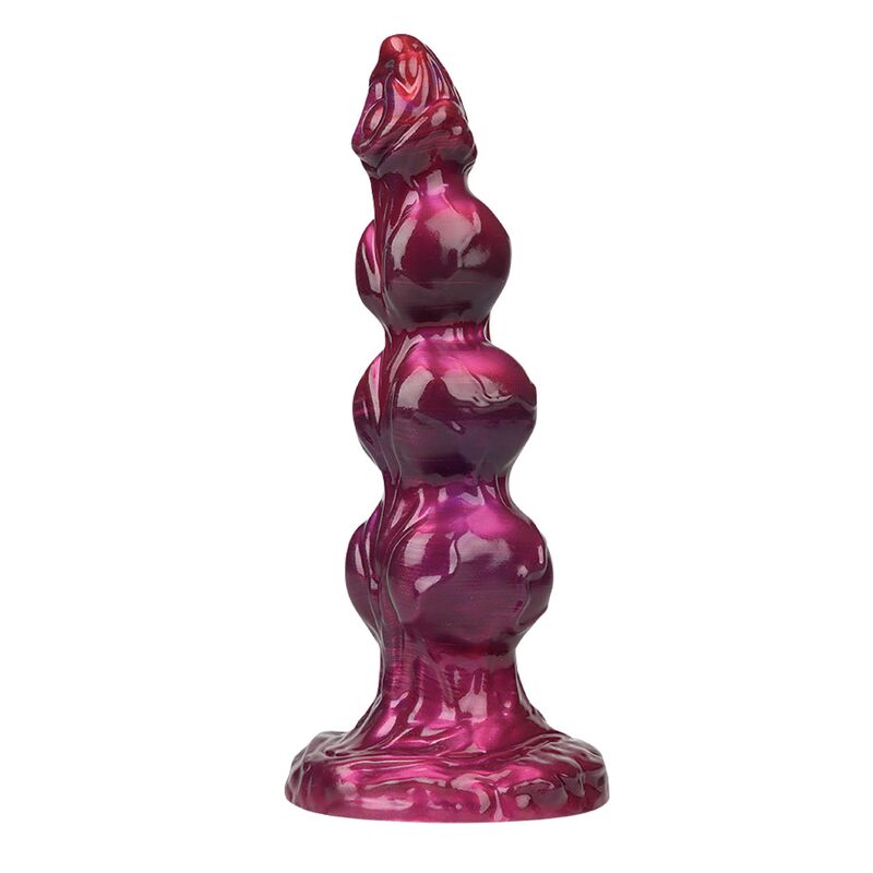 Dildo in silicone Primal Beastlord rosa traslucido fantasy 26 cm Ø 5 cm di Power Monsters