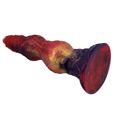 Savage Beastlord Tricolor fantasy dildo in silicone 24 cm Ø 5 cm di Power Monsters, immagine 4