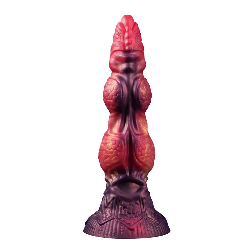 Savage Beastlord Tricolor fantasy dildo in silicone 24 cm Ø 5 cm di Power Monsters, immagine 3