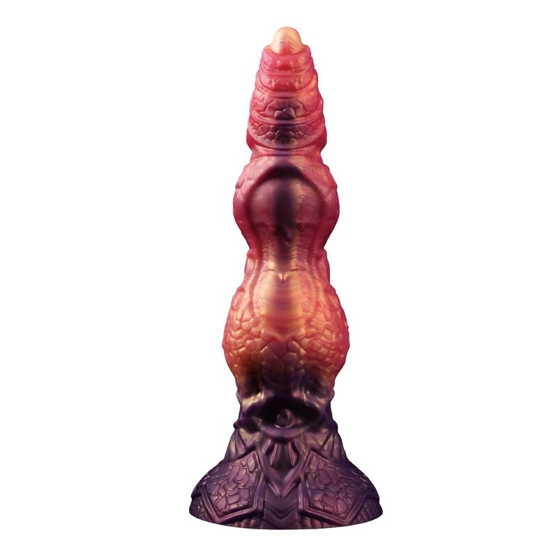 Savage Beastlord Tricolor fantasy dildo in silicone 24 cm Ø 5 cm di Power Monsters